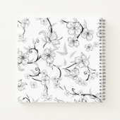 Creepe-Blume Muster 7 Notizblock (Rückseite)