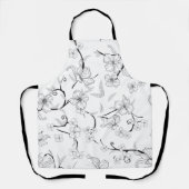 Creepe-Blume Muster 7 Schürze (Vorderseite)