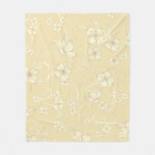 Creepe-Blume Muster 8 Fleecedecke (Vorderseite)