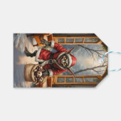 Creepe Christmas Goblin - Dark Fantasy Evil Santa Geschenkanhänger (Vorderseite (Horizontal))