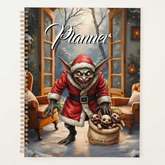 Creepe Christmas Goblin - Dark Fantasy Evil Santa Planer (Vorderseite)