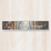 Creepe Christmas Goblin - Dark Fantasy Evil Santa Türschild (Vorderseite )