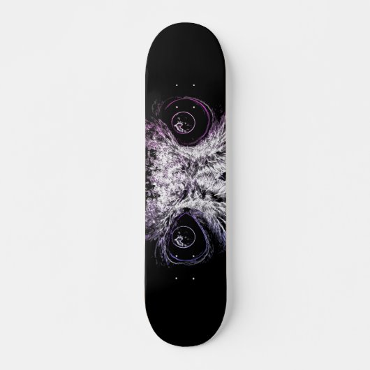 Creepe Eyes Skateboarddesign Skateboard (Vorne)