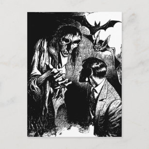 Creepe-Horror-Albtraum Postkarte