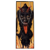 Creepe Krampus Weinbeutel Geschenktüte Für Weinflaschen (Vorderseite)