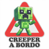Creeper on board aufkleber (Vorderseite)