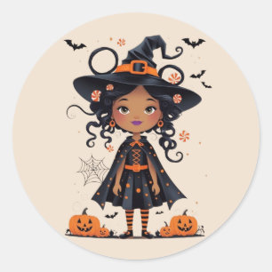 Creepin es Niedlich dieses Halloween Runder Aufkleber