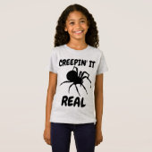 CREEPIN' IT ECHT Kids Funny T - Shirt (Vorne ganz)