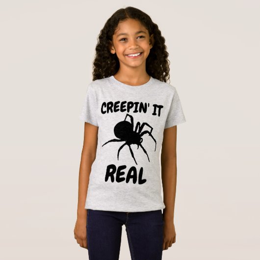 CREEPIN' IT ECHT Kids Funny T - Shirt (Vorne ganz)