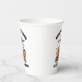 Creepin’ It Real cute Cute Retro Halloween Teacher Pappbecher (Rechts)