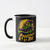 Creepin’ It Real | ExDesigner | Halloween Tasse (Links)