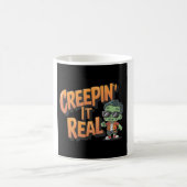 Creepin" It Real - Funny Zombie Coffee Tasse (Mittel)