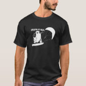 Creepin It Real Ghost Kiteboard Kiter T-Shirt (Vorderseite)