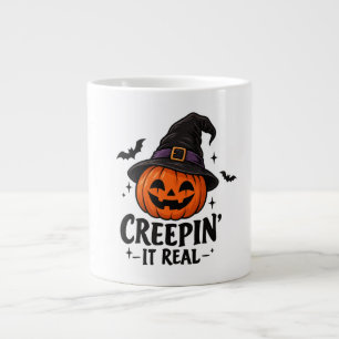 Creepin 'It Real Halloween Jumbo-Tasse