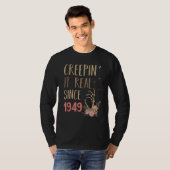 Creepin It Real Halloween Retro 1949 Holiday Spook T-Shirt (Vorne ganz)