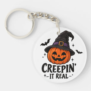 Creepin 'It Real Halloween Schlüsselanhänger