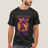 Creepin It Real Skull Skeleton Hexencreme Dämon T-Shirt (Vorderseite)