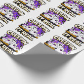 Creepin' it real | Spooky Halloween Design Fun Geschenkpapier (Ecke)
