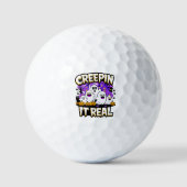 Creepin' it real | Spooky Halloween Design Fun Golfball (Vorderseite)