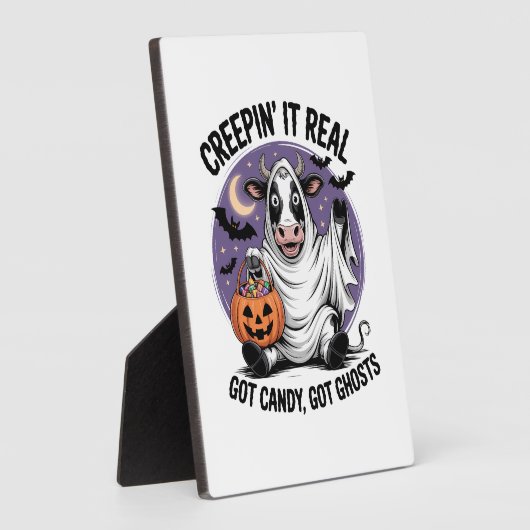 Creepin � Kuh Halloween Fotoplatte (Seite)