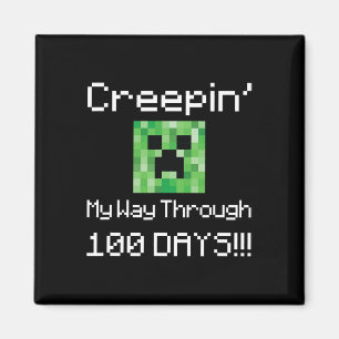 Creepin' Mein Weg durch 100 Tage!! grafisch Magnet