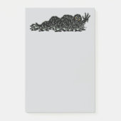 Creeping Slime Hulk Kunst, Horror Post-it Klebezettel (Vorderseite)