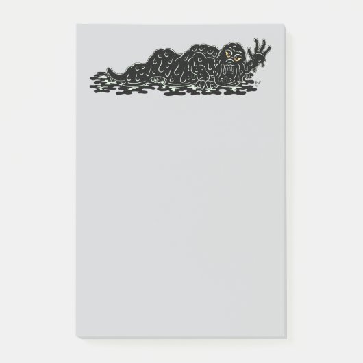 Creeping Slime Hulk Kunst, Horror Post-it Klebezettel (Vorderseite)