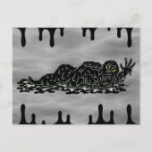 Creeping Slime Hulk Kunst, Horror Postkarte (Vorderseite)