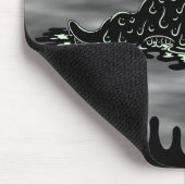 Creeping Slime Hulk Weird Horror Art Mousepad (Ecke)