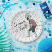 Creepin'it Real Zombie Pappteller (Party)