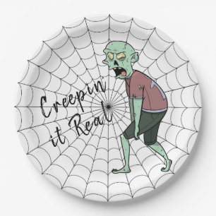 Creepin'it Real Zombie Pappteller