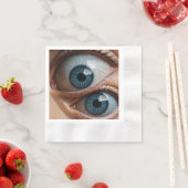 Creepische Augapfel Serviette (Beispiel)