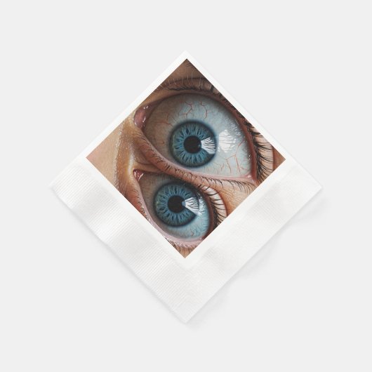 Creepische Augapfel Serviette (Ecke)