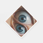 Creepische Augapfel Serviette (Ecke)