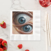 Creepische Augapfel Serviette (Beispiel)