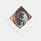 Creepische Augapfel Serviette (Ecke)