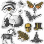 Creepische Dinge Aufkleber (Vorderseite)