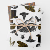 Creepische Dinge, Augen & bedrücktes Muster Geschenkpapier Set (Beispiel)