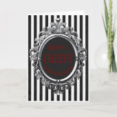 Creepische Weihnachtskarte Dankeskarte (Vorderseite)