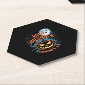 Creepischer Jack O � Lantern Halloween Untersetzer (angewinkelt)