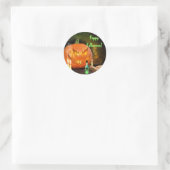 Creepischer Jack O'Lantern Halloween Stickers (Tasche)