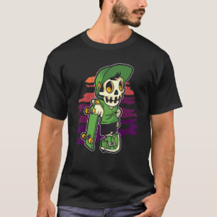 Creepischer Skater für Horror-Lüfter T-Shirt