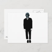 Creepischer Typ Postkarte (Vorne/Hinten)