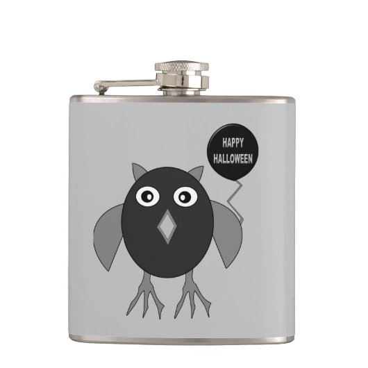 Creepisches Halloween-Party Flachmann (Vorderseite)