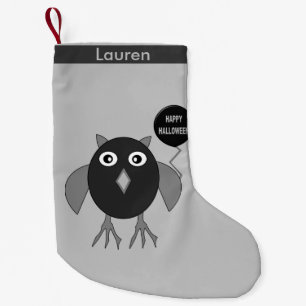 Creepisches Halloween-Party Owl Weihnachts-Strumpf Kleiner Weihnachtsstrumpf