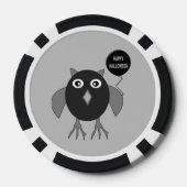 Creepisches Halloween-Party Pokerchips (Rückseite)