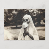 Creepisches Vintages Ghost-Eis Postkarte (Vorderseite)