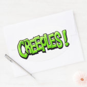 Creeples-Aufkleber Ovaler Aufkleber (Umschlag)