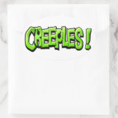 Creeples-Aufkleber Ovaler Aufkleber (Tasche)