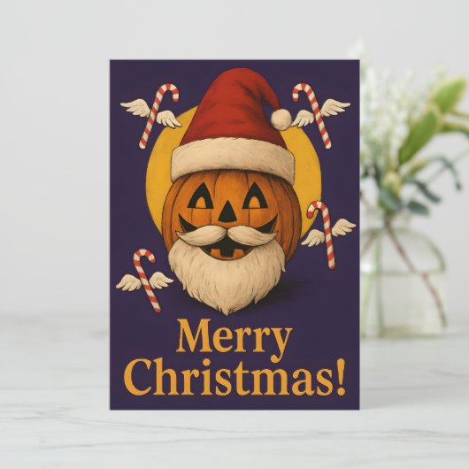 Creepmas Cheer Feiertagskarte (Stehend Vorderseite)